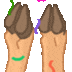 celebrate hooves Slack emoji