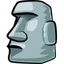 stone face Slack emoji