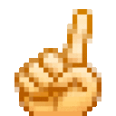 finger wag Slack emoji