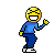 dancing man Slack emoji