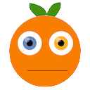 uneasyorangenobckgrnd Slack emoji