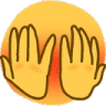 flushed hands Slack emoji