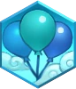 flying balloons Slack emoji