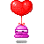heart balloon Slack emoji