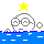 kao glasses swimming Slack emoji
