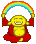 buddha rainbow Slack emoji