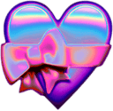 metallic heart Slack emoji