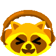 raccoon jam Slack emoji