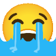 crying so much its flooding Slack emoji