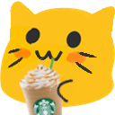 meow frappuccino Slack emoji