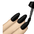 goth nailcare intensifies Slack emoji