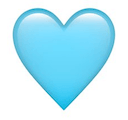 baby blue heart Slack emoji