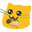 meow taco Slack emoji