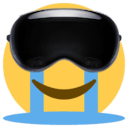 apple vision pro sobbing Slack emoji