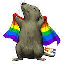 pride rat Slack emoji