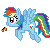 rainbow dash Slack emoji