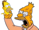 old man yells at younger self Slack emoji