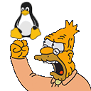 old man yells at linux Slack emoji