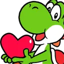 yoshi heart Slack emoji