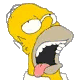 homer simpson drool hungry Slack emoji