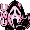 uwu ghostface Slack emoji