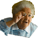 granny glasses Slack emoji