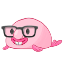 blob nerd Slack emoji