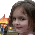 disaster girl Slack emoji