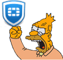 old man yells at forticlient Slack emoji