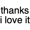 thanks i love it Slack emoji