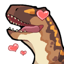 utah raptor love Slack emoji