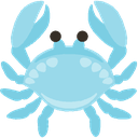 light blue crab Slack emoji