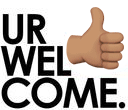 ur welcome Slack emoji
