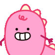 dino wink Slack emoji