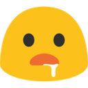 blob drool Slack emoji