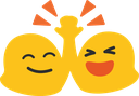 blob highfive Slack emoji