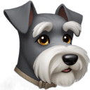 schnauzer dog Slack emoji