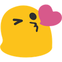 blob kissheart Slack emoji