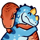 dinohug Slack emoji