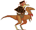 cowboy dino ride Slack emoji