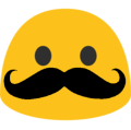 blob moustache Slack emoji