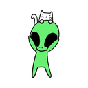 alienwithcat Slack emoji