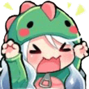 dinogirl Slack emoji