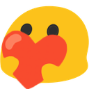 blob heart Slack emoji