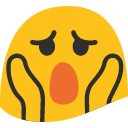 blob scream Slack emoji