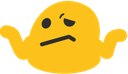 blob shrug Slack emoji