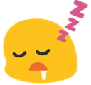 blob sleeping Slack emoji