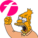 old man yells at first bus Slack emoji