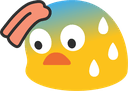 blob sweats Slack emoji