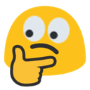 blob thinking eyes Slack emoji